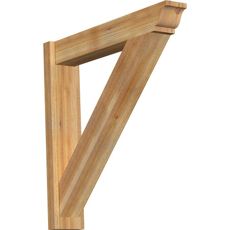 Traditional Traditional Rough Sawn Outlooker, Western Red Cedar, 6W X 32D X 32H